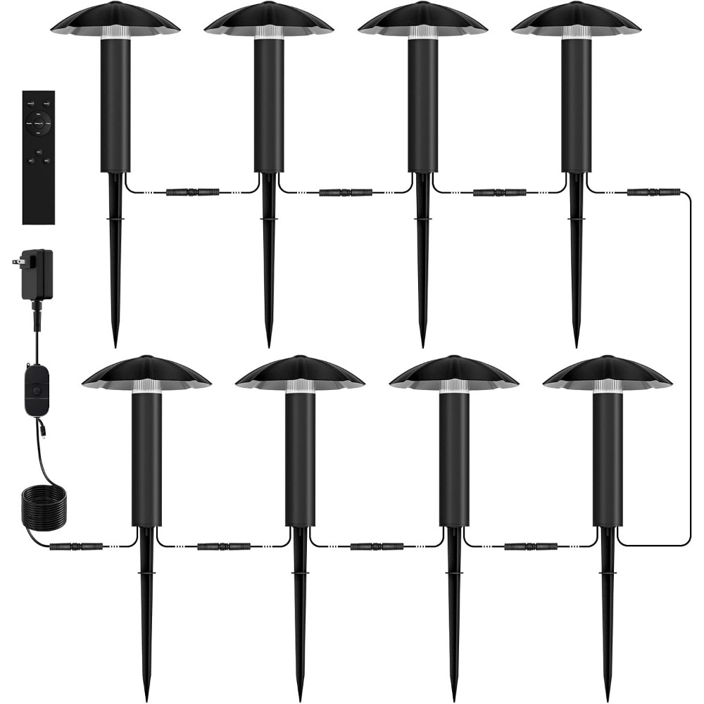 Outdoor Lighting Voltage - 8 Pack Low Voltage Landscape Lighting