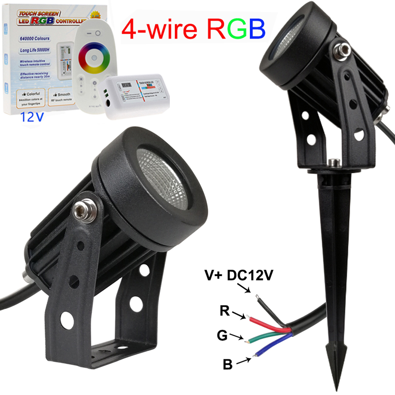 Outdoor Lighting No Wiring - Có Điều Khiển Từ Xa RGB