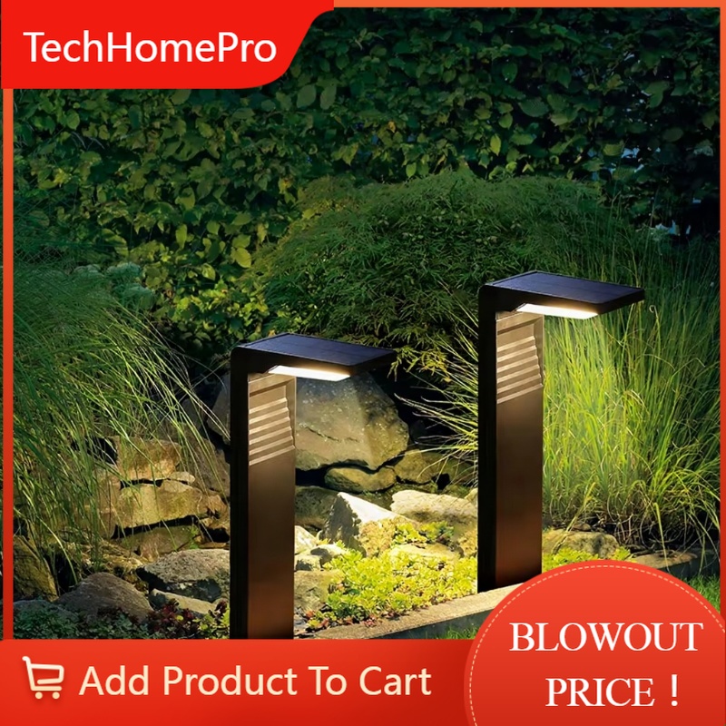 Wired Pathway Light - TechHPSolar Powered Waterproof LED Garden Lights