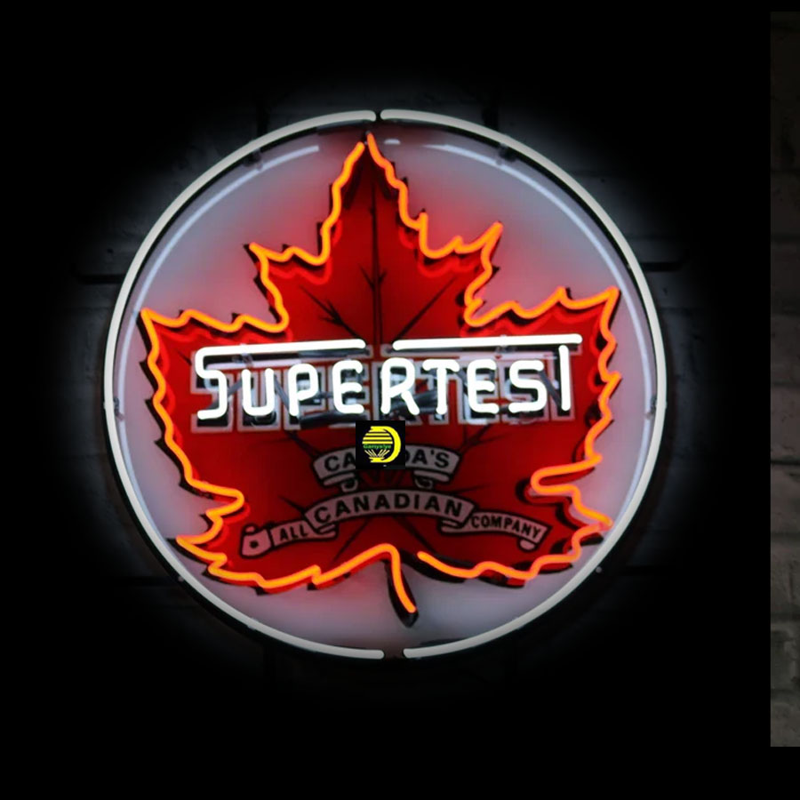 Outdoor Lighting Canada - Supertes Petroleu Gas Oil Neon Light