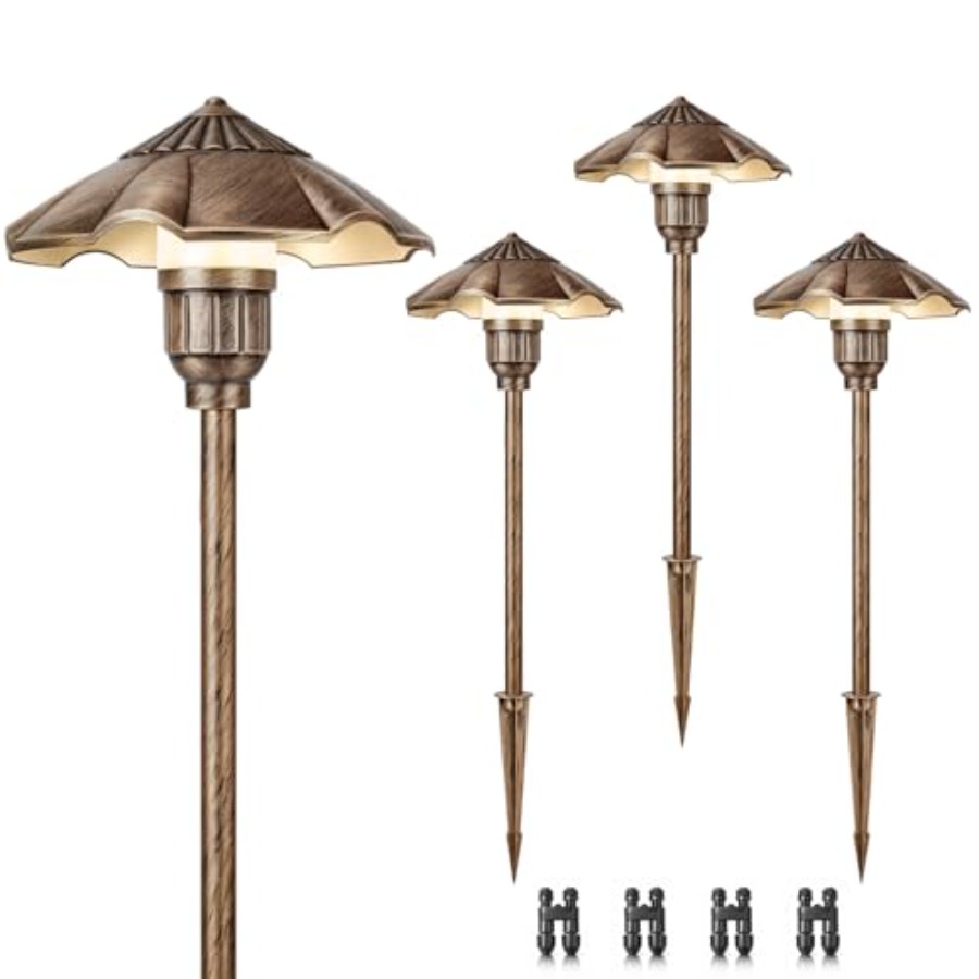 Wired Pathway Light - Low Voltage Landscape Lights, 5W 2900K