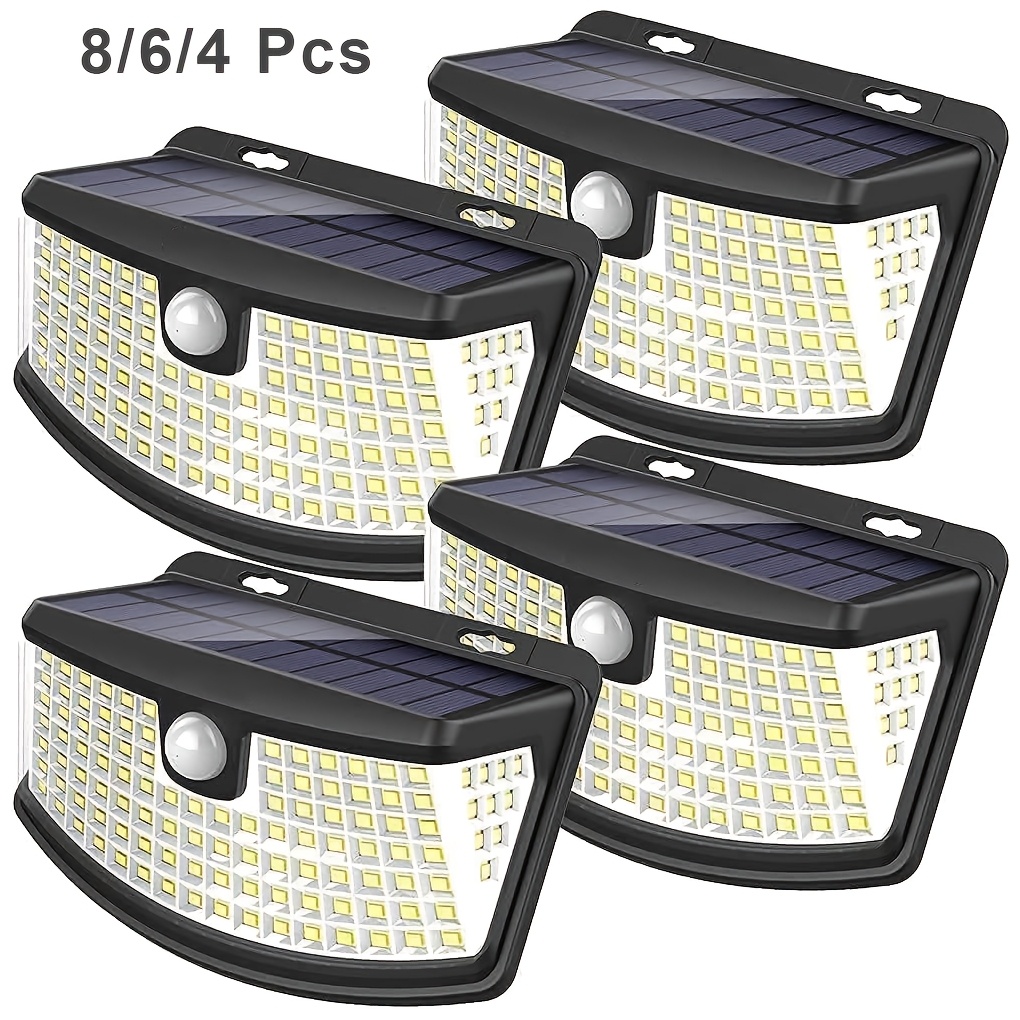Outdoor Lighting Pathway - 8/6/4 Packs Solar Motion Sensor Lights