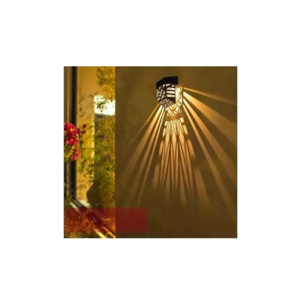 Outdoor Lighting Pathway - Solar Powered LED Garden Fence Light
