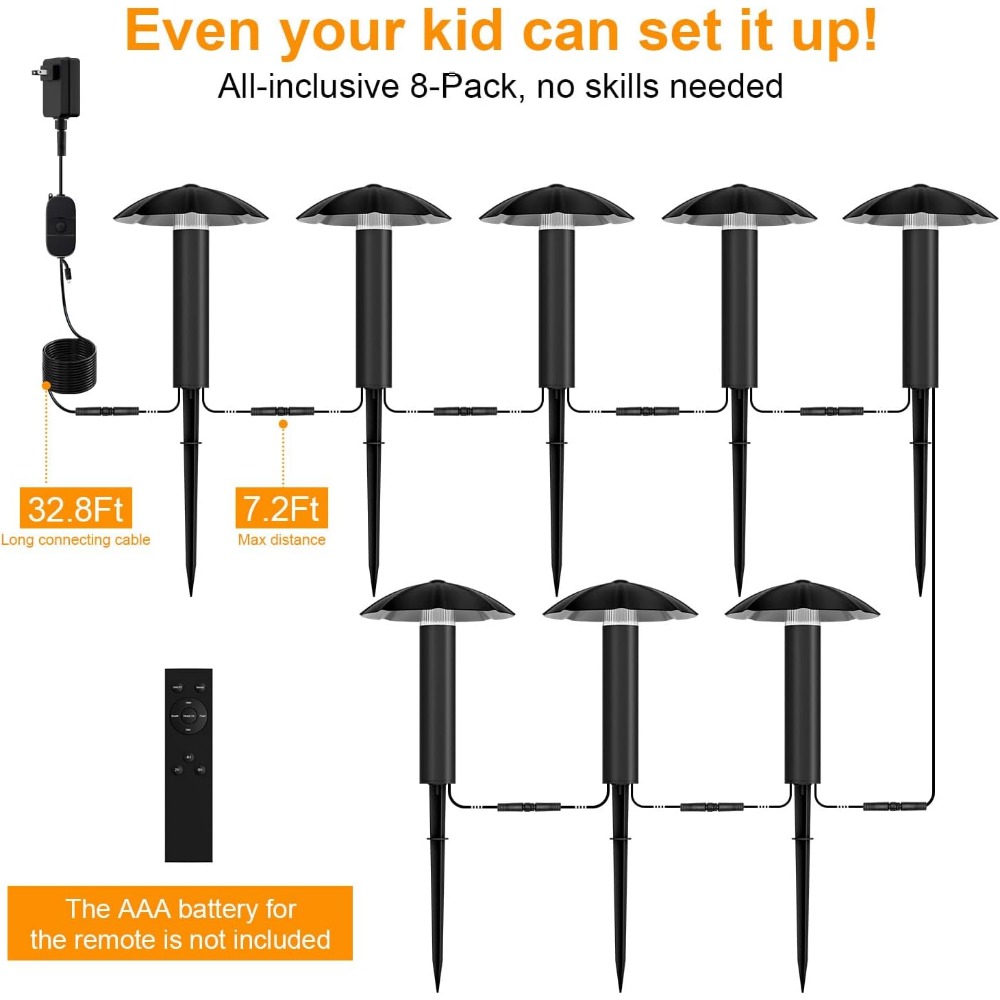 8 Pack Low Voltage Landscape L - đánh giá và giá Outdoor Lighting Voltage