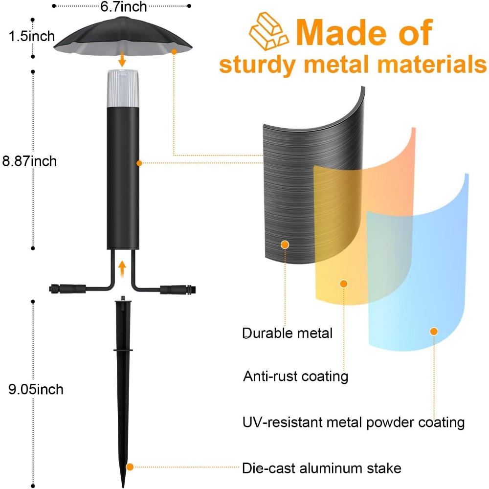 8 Pack Low Voltage Landscape L - đánh giá và giá Outdoor Lighting Voltage