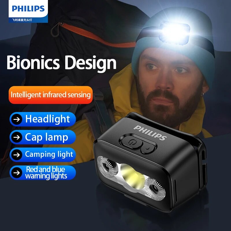 PHILIPS LED Headlamp Sensor He - đánh giá và giá Outdoor Lighting Philips