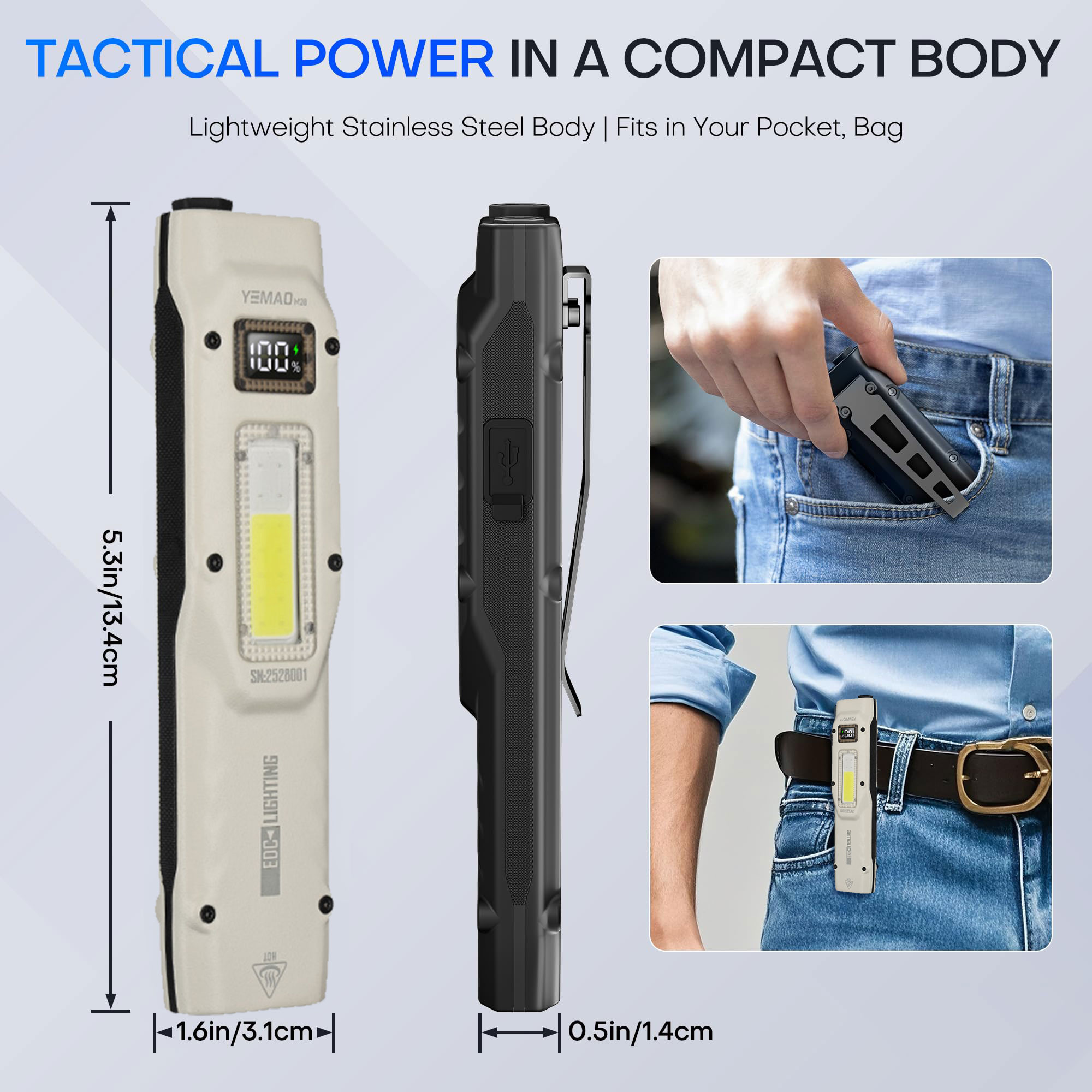 Portable 880LM YEMAO M28 Ultra - đánh giá và giá Outdoor Lighting Ideas