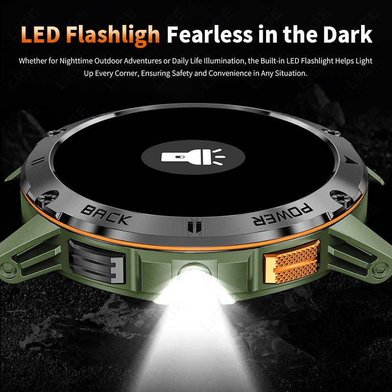 LIGE 400mAh Military Grade Men - đánh giá và giá Outdoor Lighting Japanese