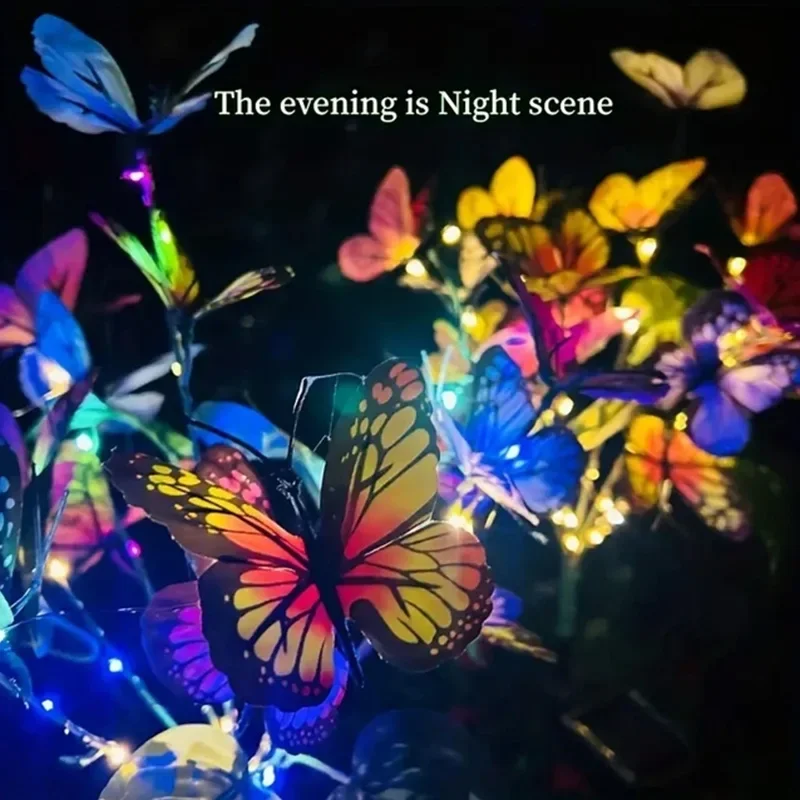 Solar LED Butterfly Garden Lig - đánh giá và giá Outdoor Lighting Pathway