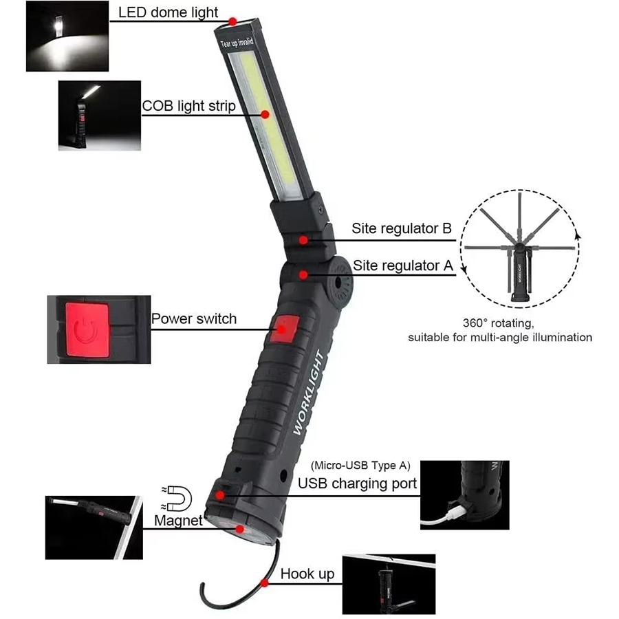 Portable LED Flashlight with M - đánh giá và giá Outdoor Lighting Ideas