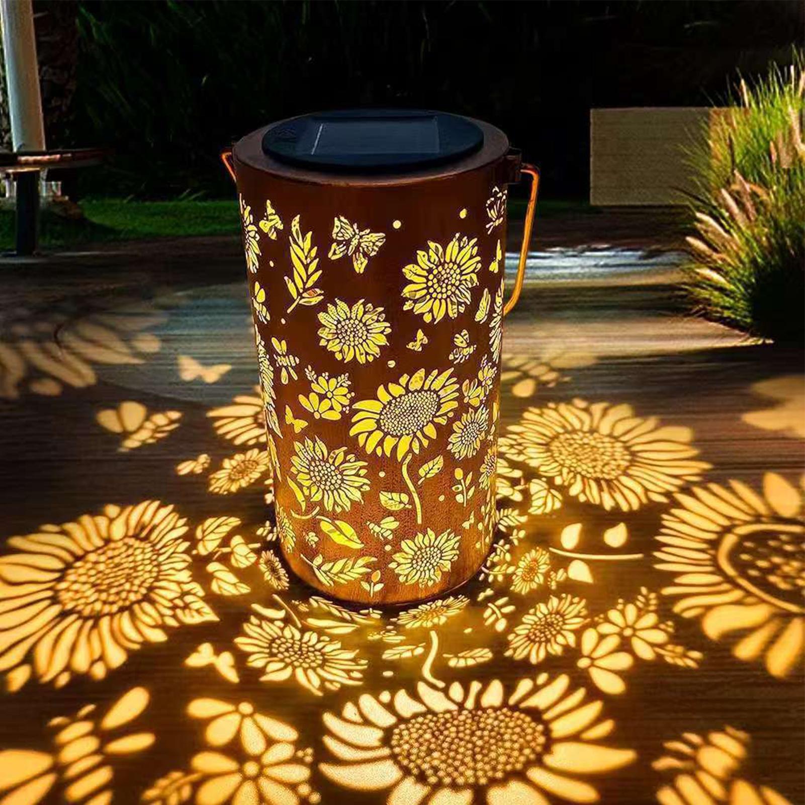 Sunflower Solar Lantern Weathe - đánh giá và giá Outdoor Lighting Pathway