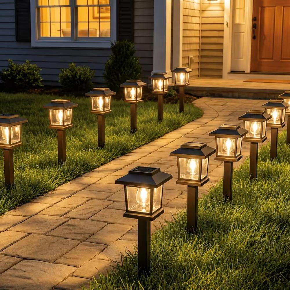 2Pcs/Set Solar Pathway Lights  - đánh giá và giá Outdoor Lighting Pathway
