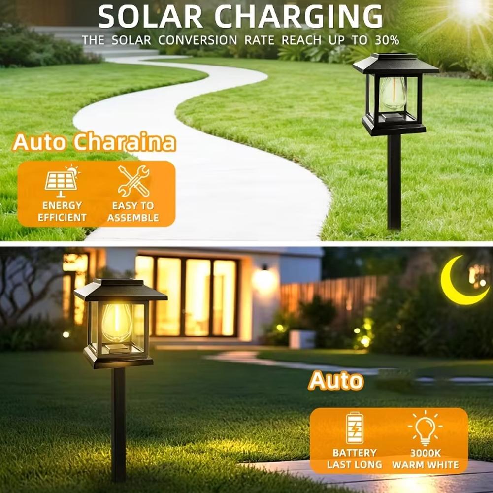 2Pcs/Set Solar Pathway Lights  - đánh giá và giá Outdoor Lighting Pathway