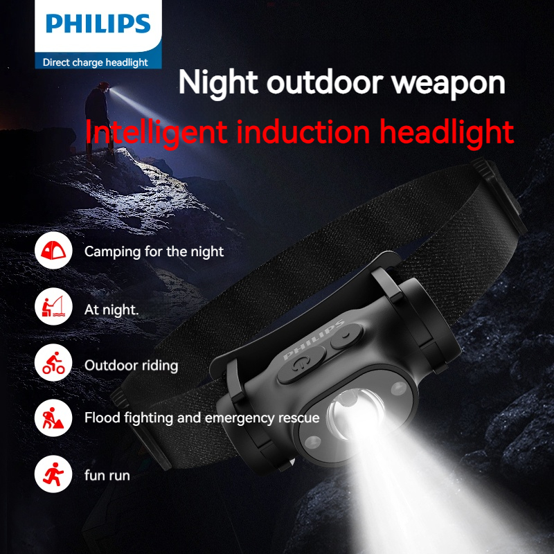 PHILIPS LED Headlamp Sensor He - đánh giá và giá Outdoor Lighting Philips