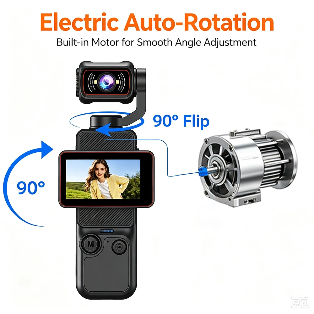 2K Pocket Handheld Vlog Camera - đánh giá và giá Outdoor Lighting Japanese