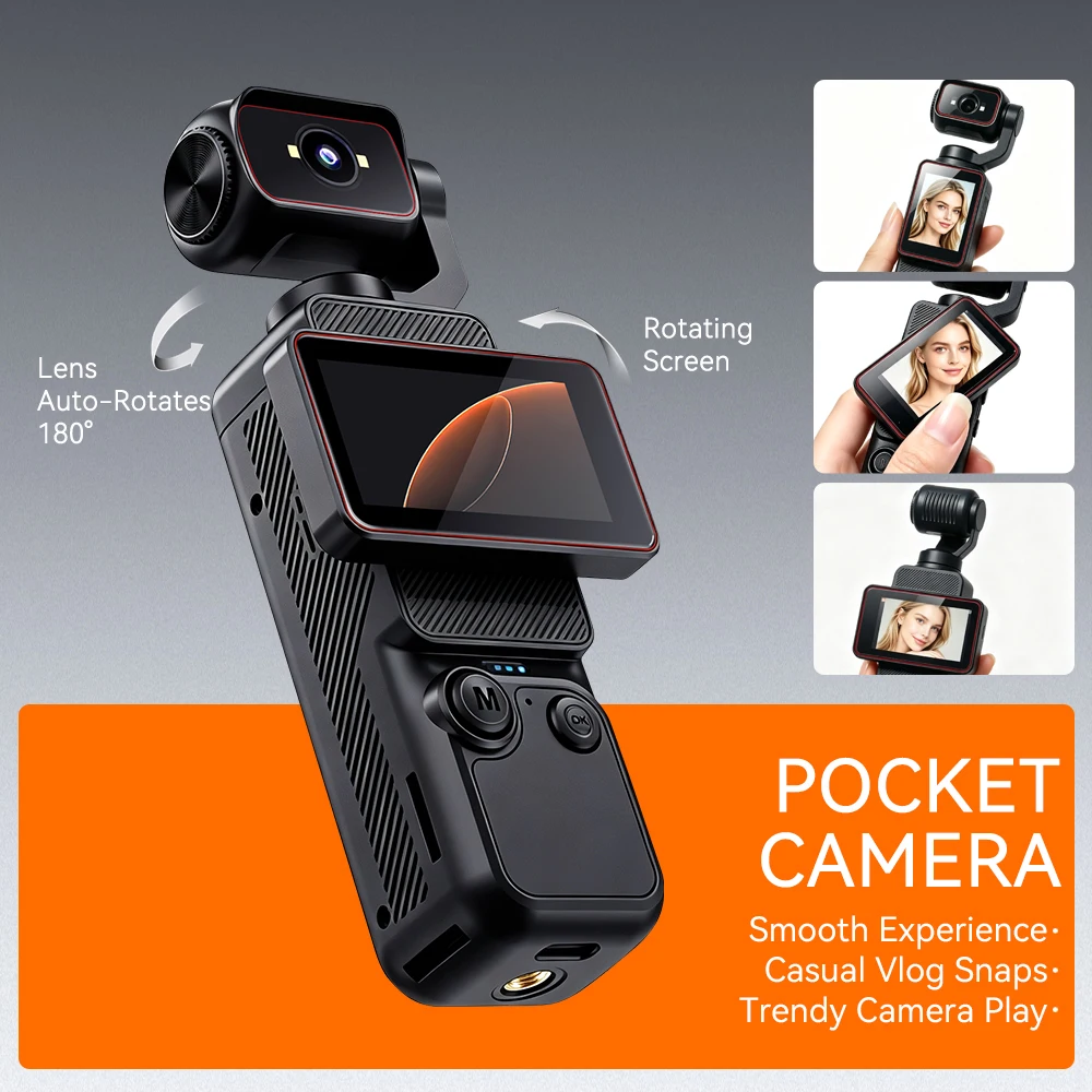 2K Pocket Handheld Vlog Camera - đánh giá và giá Outdoor Lighting Japanese