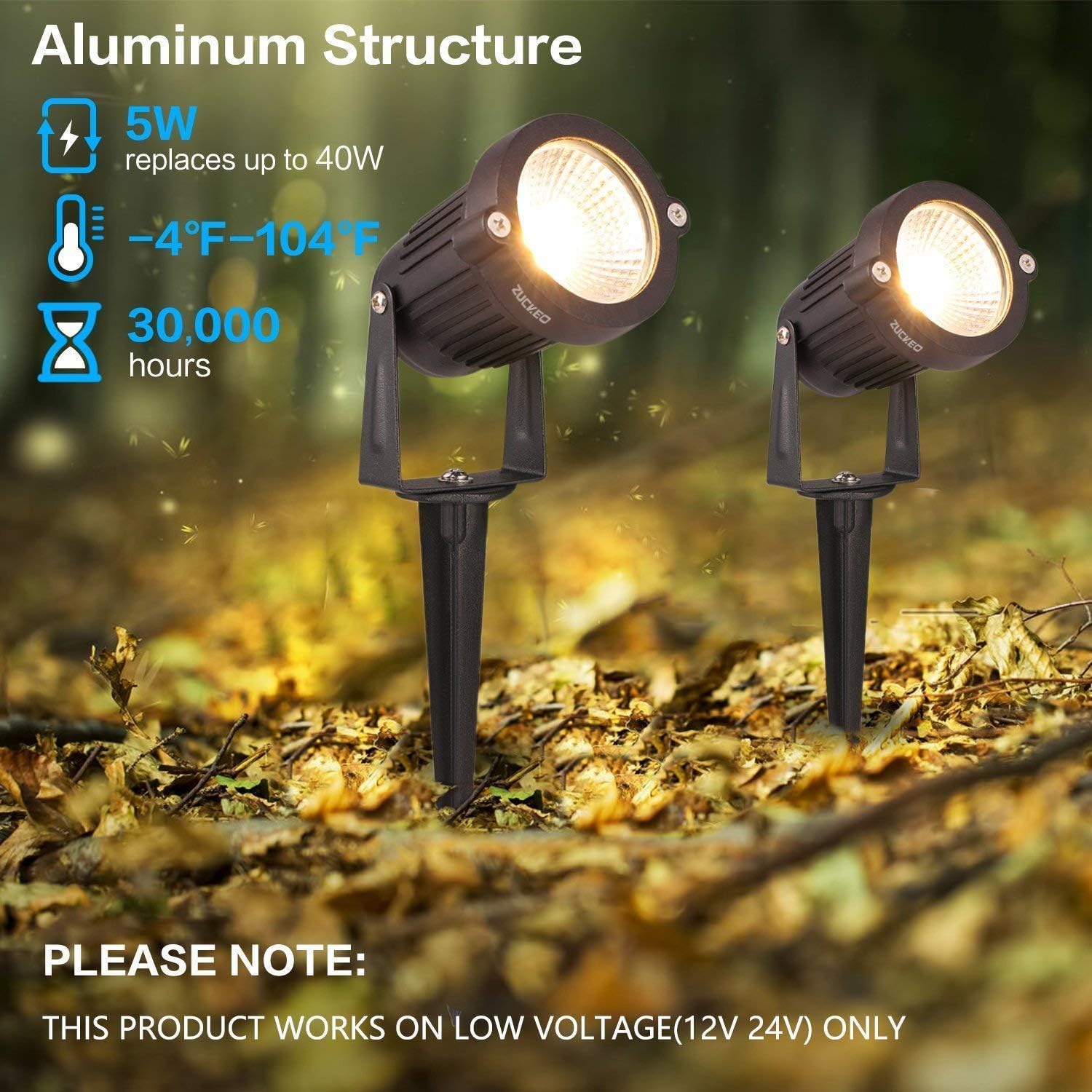 8 Pack Low Voltage LED Landsca - đánh giá và giá Wired Pathway Light