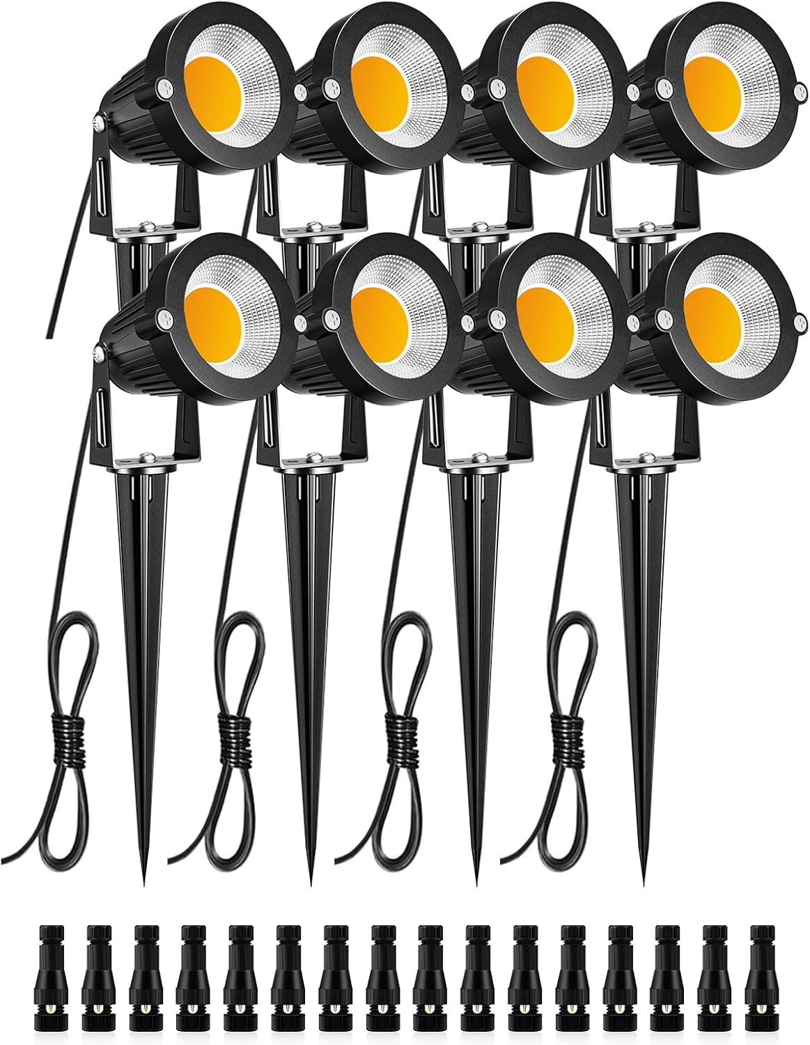8 Pack Low Voltage LED Landsca - đánh giá và giá Wired Pathway Light