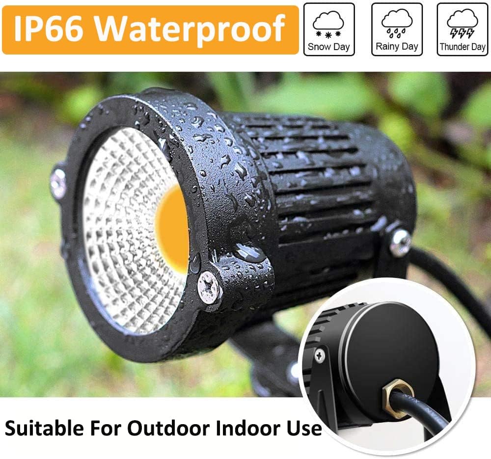 8 Pack Low Voltage LED Landsca - đánh giá và giá Wired Pathway Light