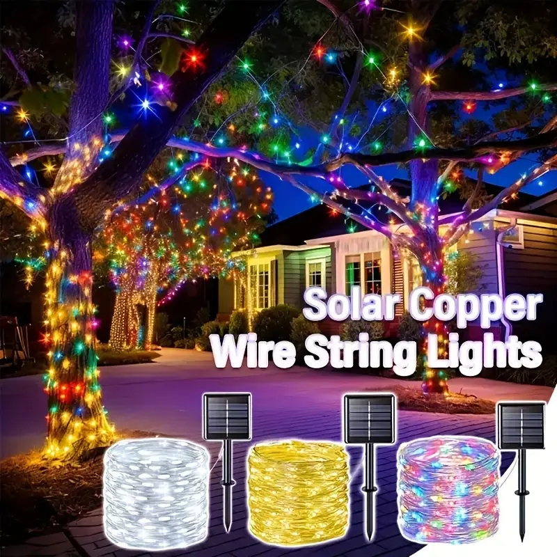 Solar Fairy LED Copper Wire Li - đánh giá và giá Outdoor Lighting No Wiring