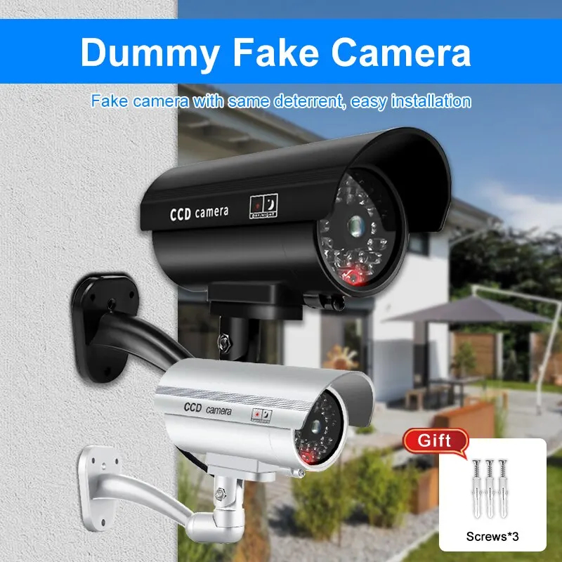 1PC Dummy Security Camera Watr - đánh giá và giá Outdoor Lighting No Wiring