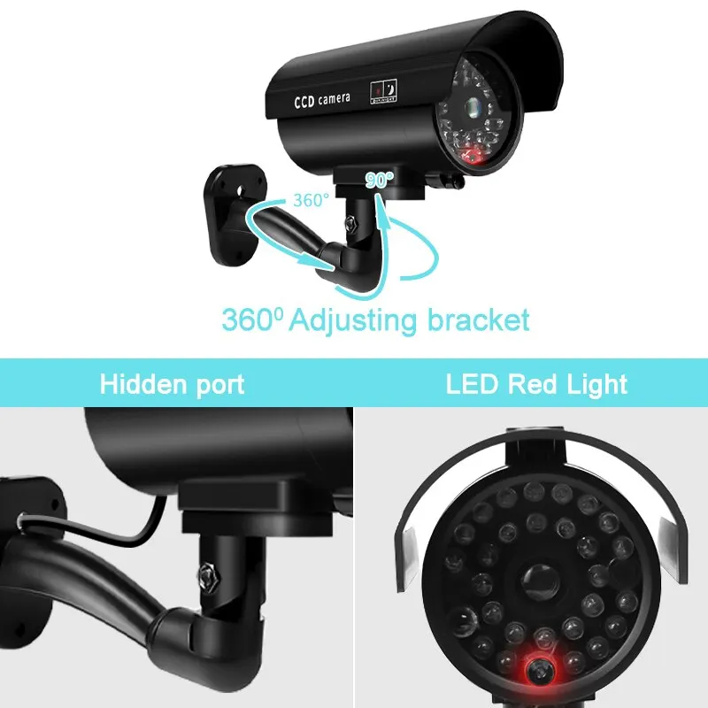 1PC Dummy Security Camera Watr - đánh giá và giá Outdoor Lighting No Wiring