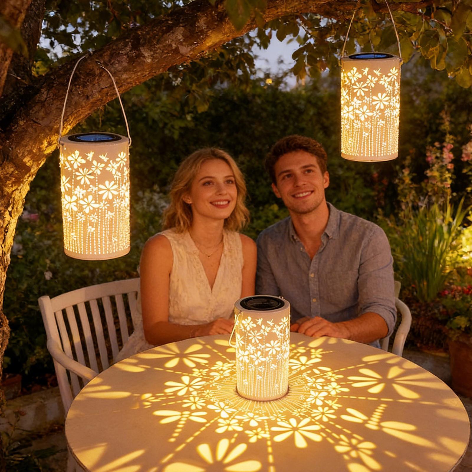 Solar Lanterns Colorful Metal  - đánh giá và giá Outdoor Lighting Pathway