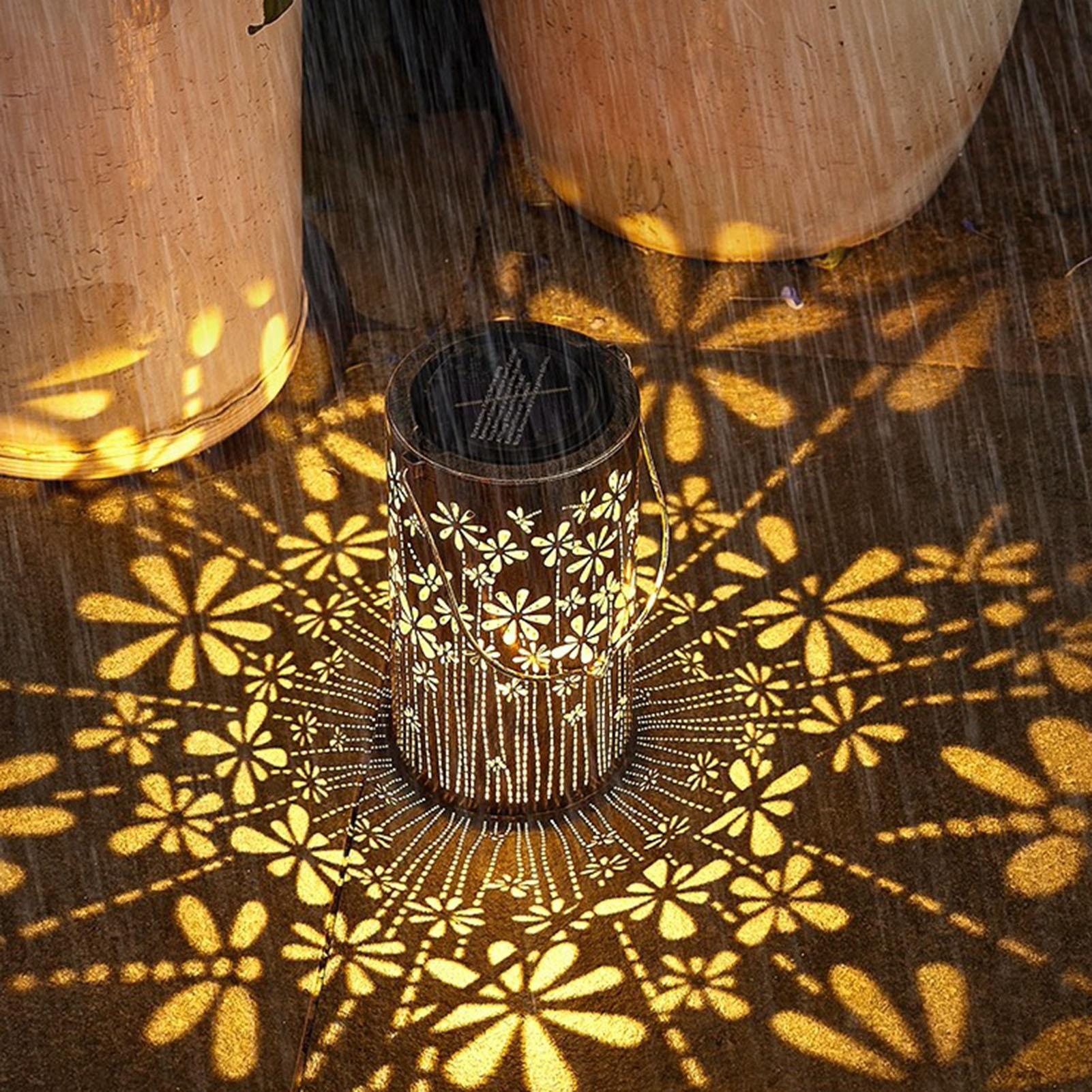 Solar Lanterns Colorful Metal  - đánh giá và giá Outdoor Lighting Pathway