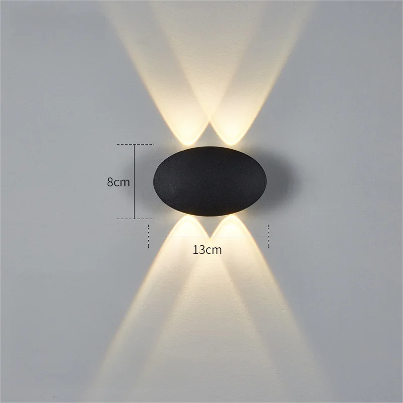 Modern Simple LED 4W Oval Outd - đánh giá và giá Outdoor Lighting Voltage