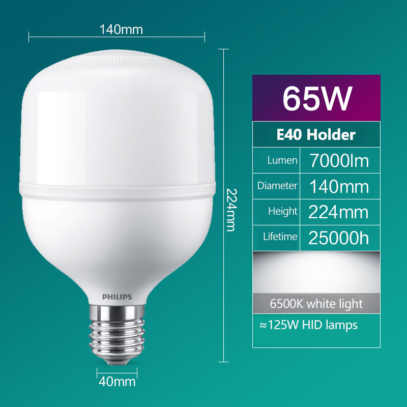 Philips LED T160 Bulb E40 65W  - đánh giá và giá Outdoor Lighting Philips