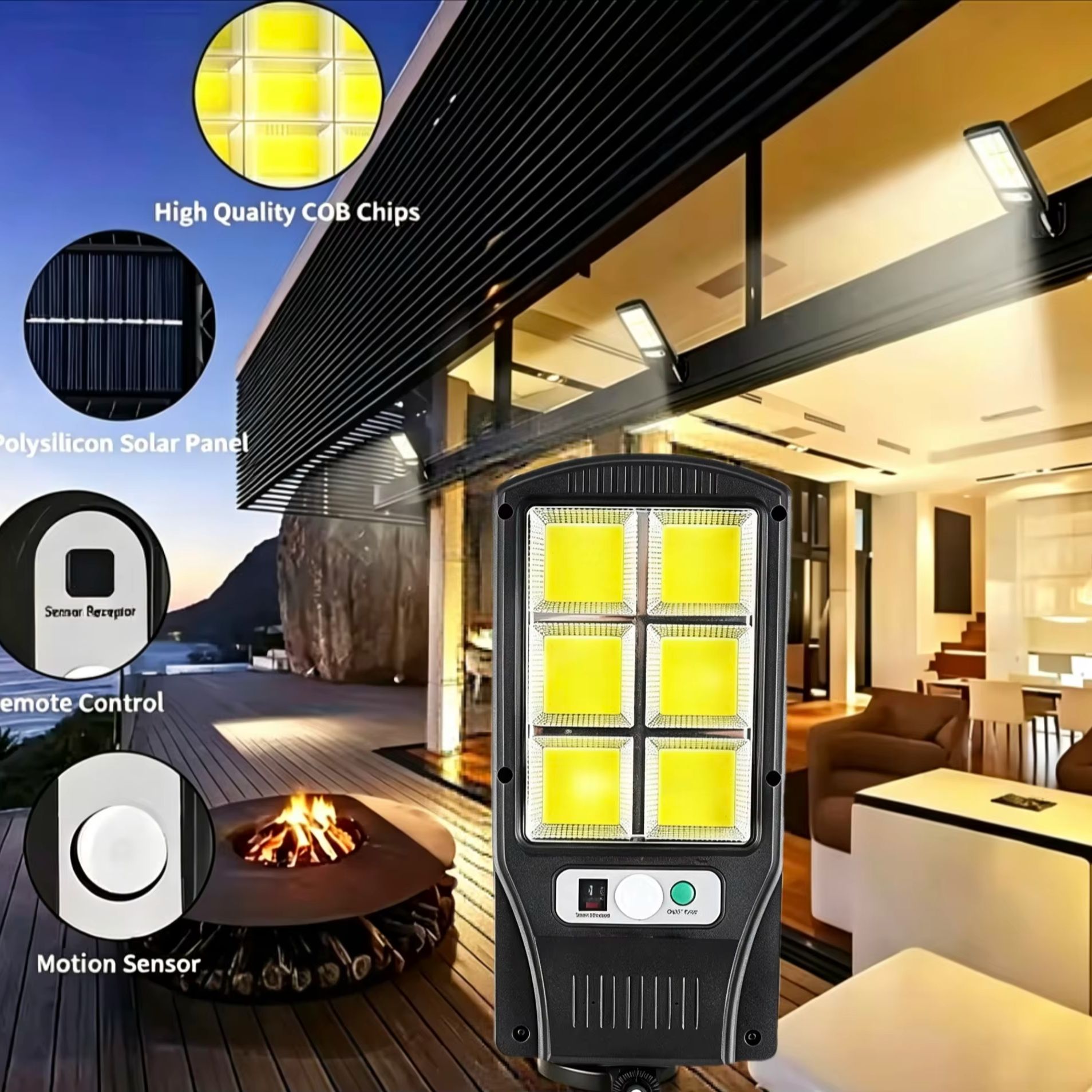Powerful Outdoor Solar Lights  - đánh giá và giá Outdoor Lighting No Wiring