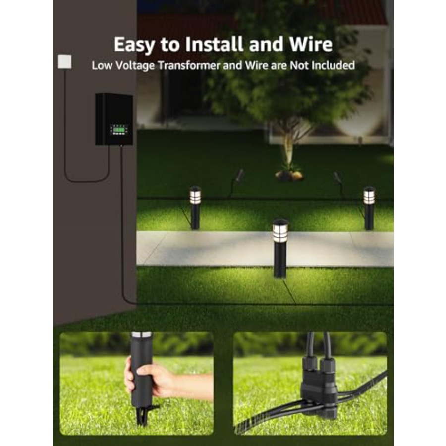 4-Pack Low Voltage Pathway Lig - đánh giá và giá Outdoor Lighting Voltage