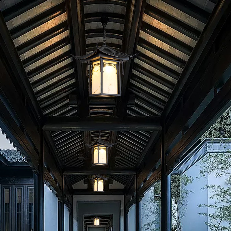 Outdoor waterproof Chinese doo - đánh giá và giá Outdoor Lighting Chandelier